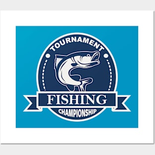 CLASSIC FISHING CHAMPIONSHIP BADGE Posters and Art